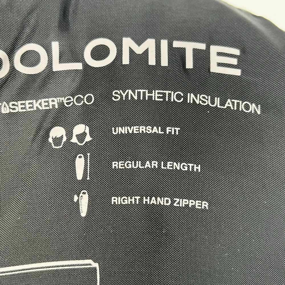 The North Face Dolomite Sleeping Bag 20f/-7c Grey/Blue Zip Camping
